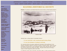 Tablet Screenshot of kiandrahistory.net